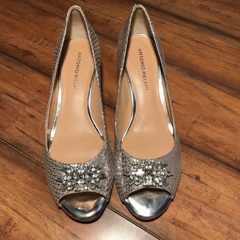 Antonio Melani Leather Wedges